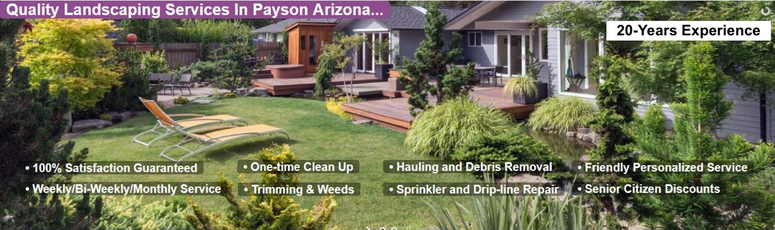 Affordable Payson Landscaping